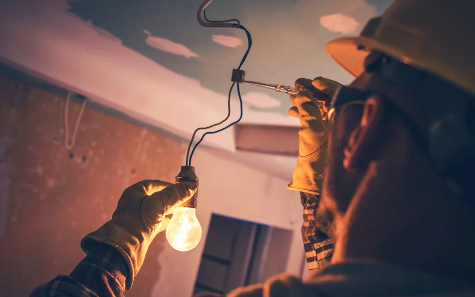 Residential panel installation by Hub City Electric